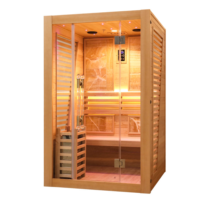 Vidalux 3 Person Elegant Traditional Sauna With Bluetooth Wayfair.co.uk